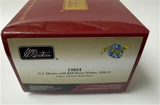 W. Britain 13034 U.S. Marine with BAR Korea Winter 1950-51 Soldier Figure w/Box